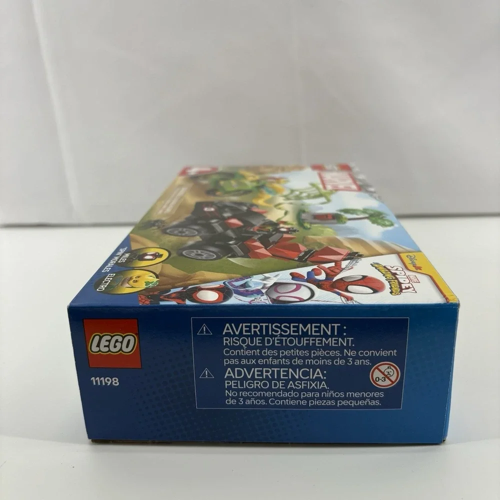 Lot Of 2 LEGO Spider-Man: Spin and Electro‎ Dinosaur Vehicle Chase Set #11198
